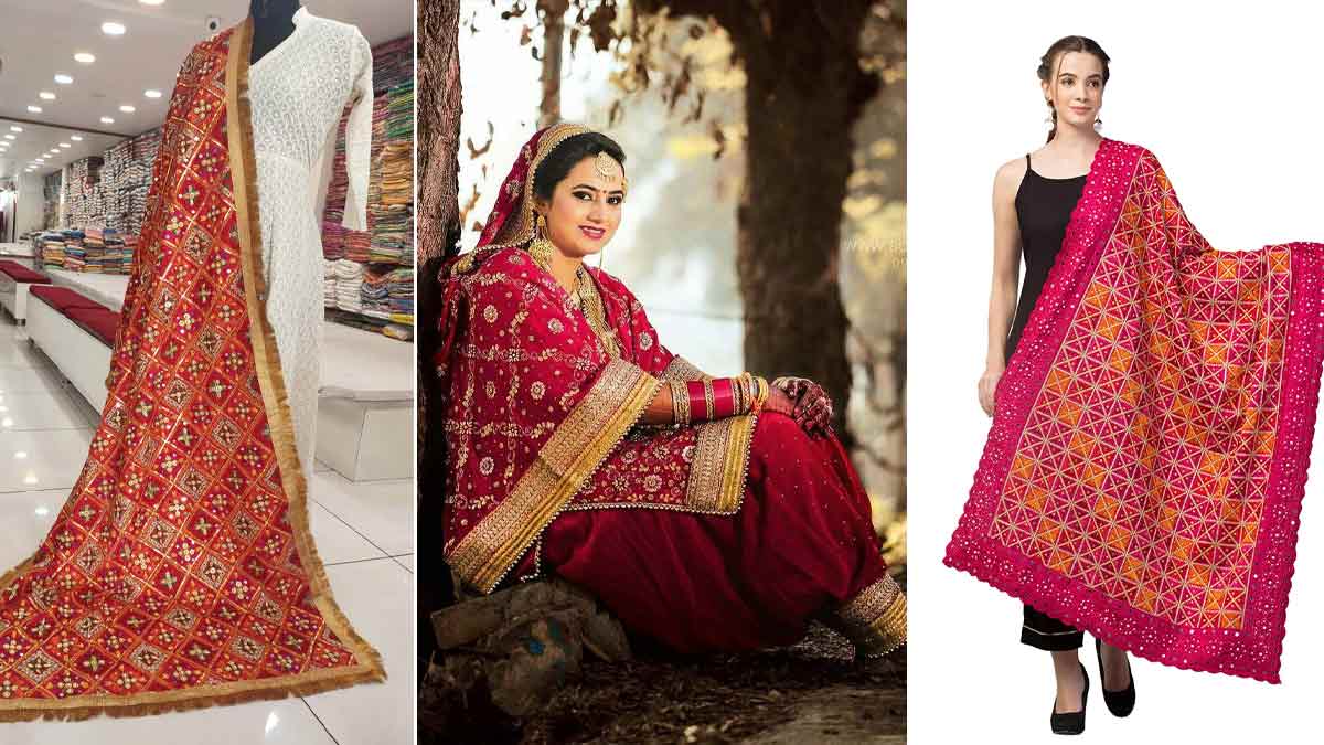 7 Ways to Add Vibrance of Phulkari Embroidery to Your Wedding Look