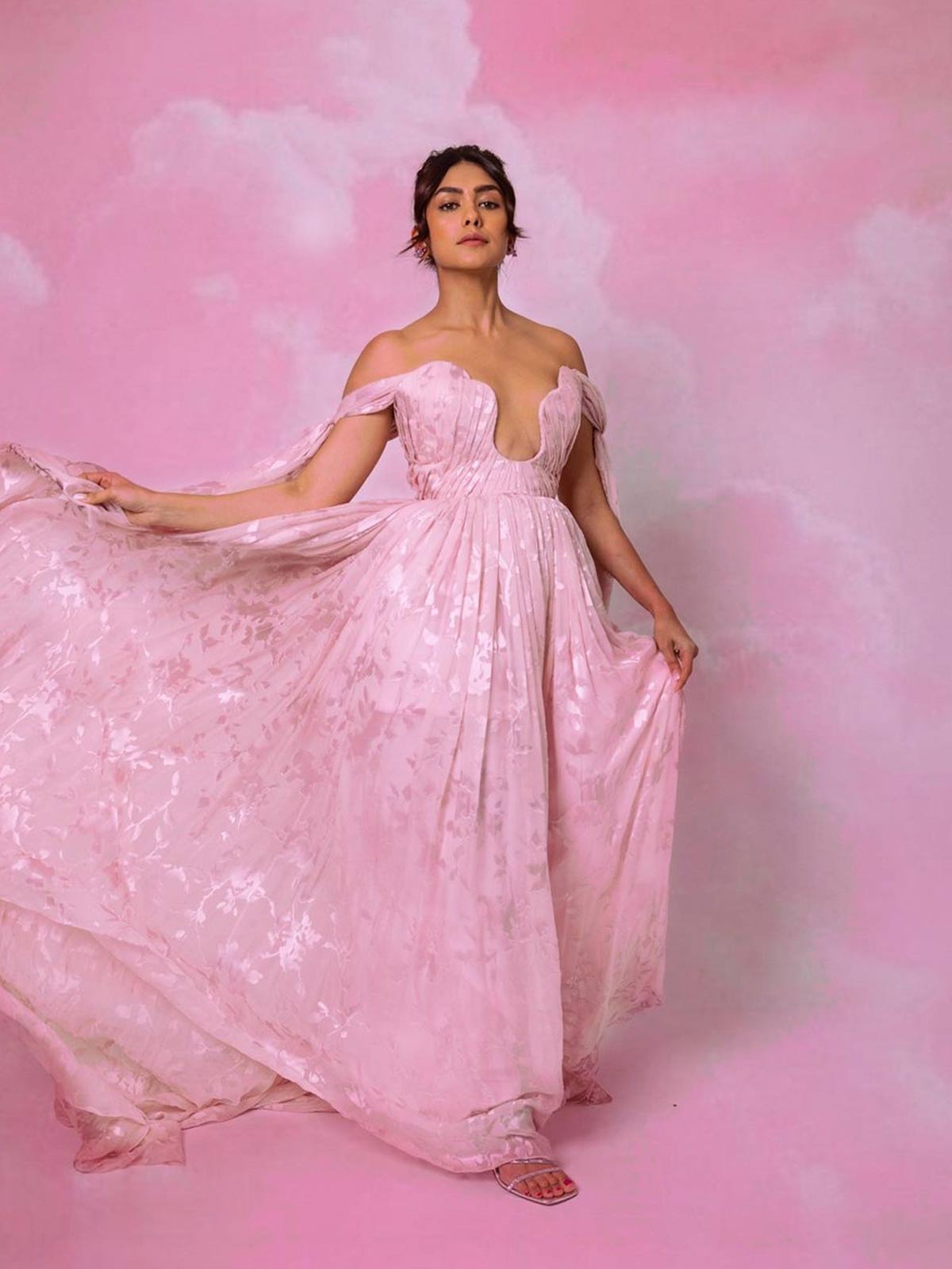 pink dreamy gown