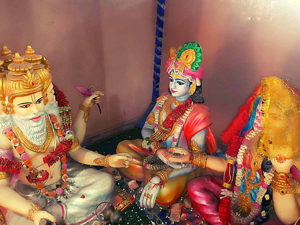 place where radha and krishna married