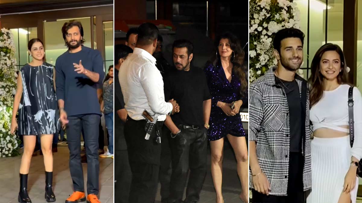 Salman Khan Midnight Birthday Bash Celebrities Arrive Dressed In Their Best Herzindagi