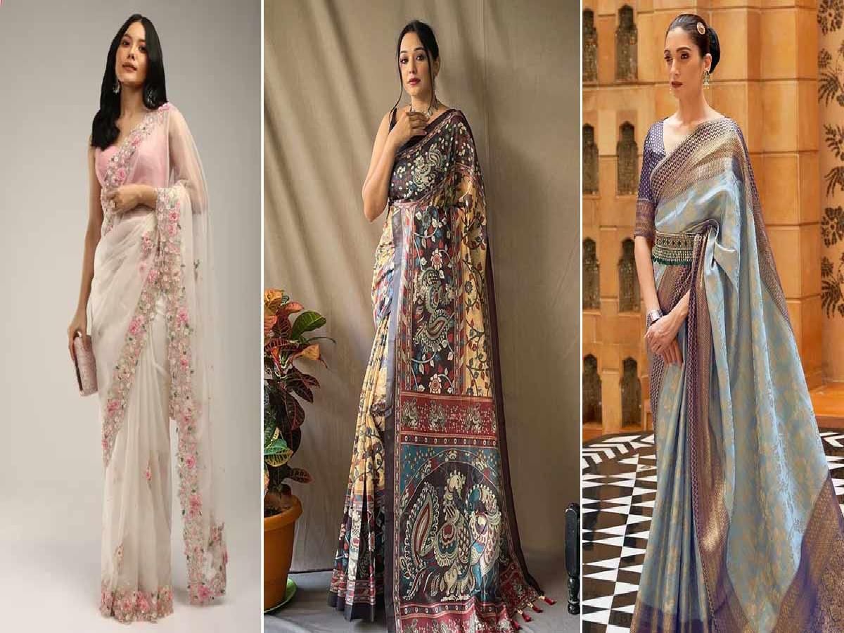 Saree Designs | साड़ी के नए डिजाइन | Saree For 50 Plus Women | saree designs  for 50 plus ladies | HerZindagi