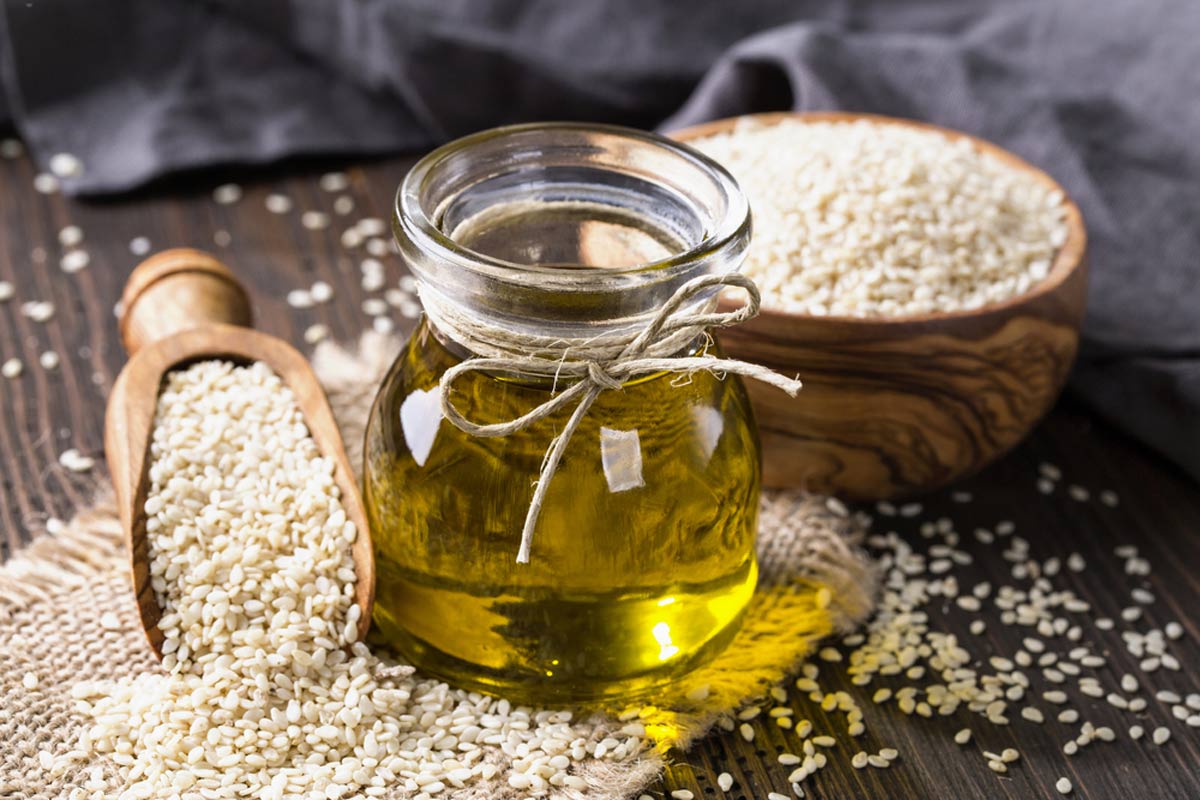 sesame oil for navel