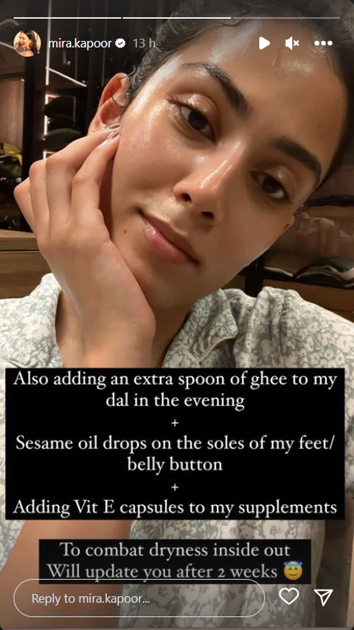 sesame oil in belly button mira secret