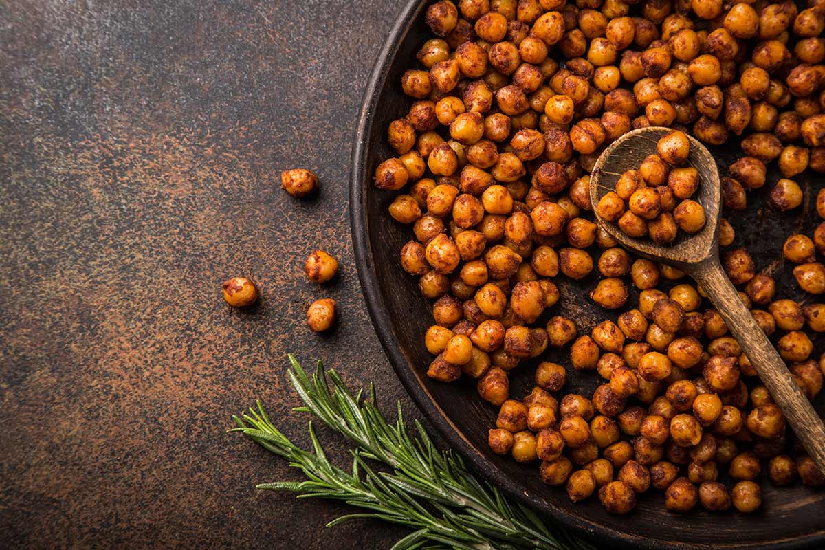 smokey chickpeas no oil air fry recipes