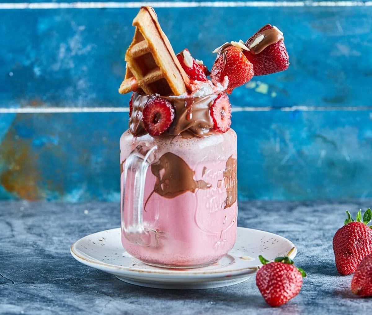 strawberry chocolate smoothie