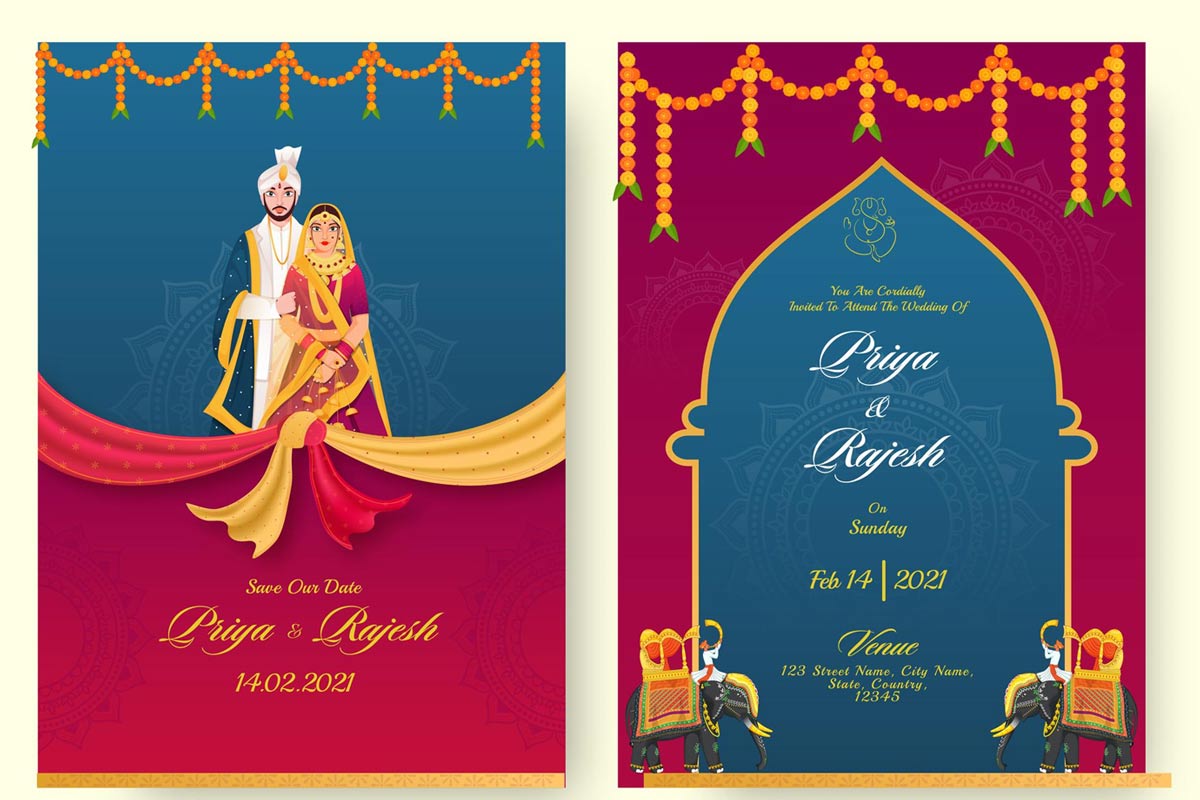 शादी का कार्ड wedding card