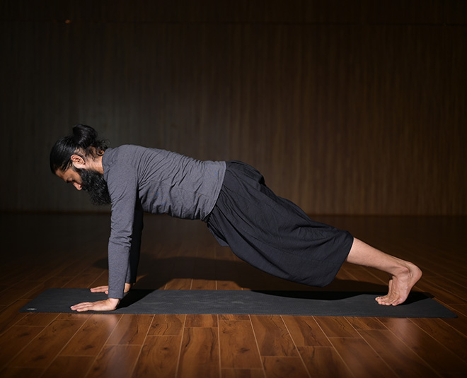 Santolanasana for arm fat