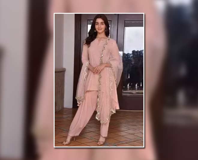 Simple kurti with dupatta