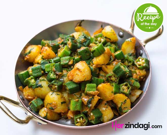 You Can Add Aloo To Your Favourite Bhindi, Here’s A Recipe! 