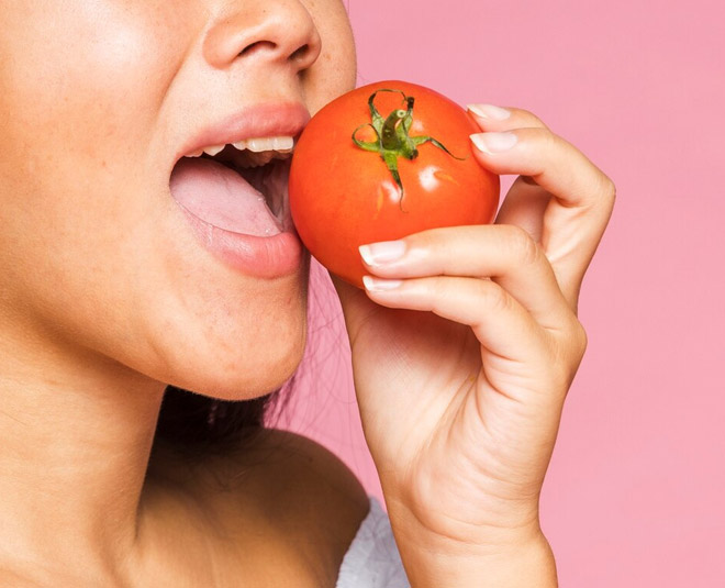 eat tomato empty stomach