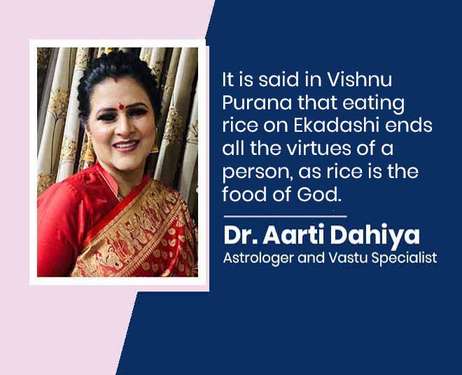 expert avoid rice on ekadashi