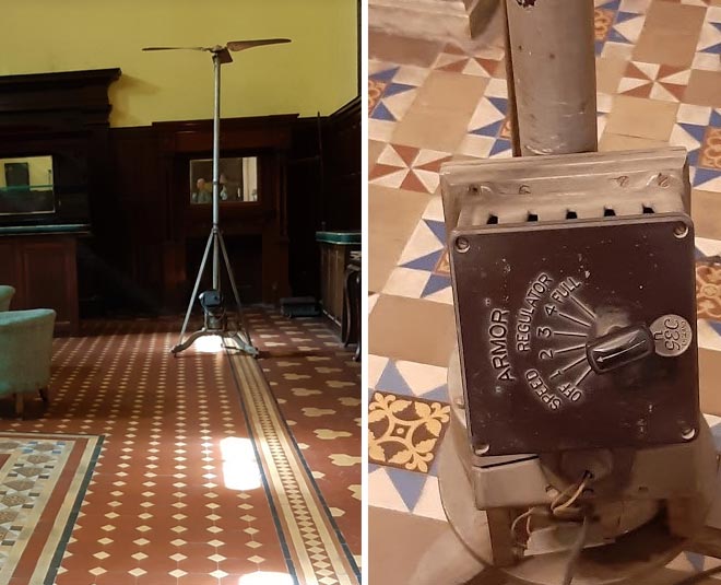 fans in the parliament building