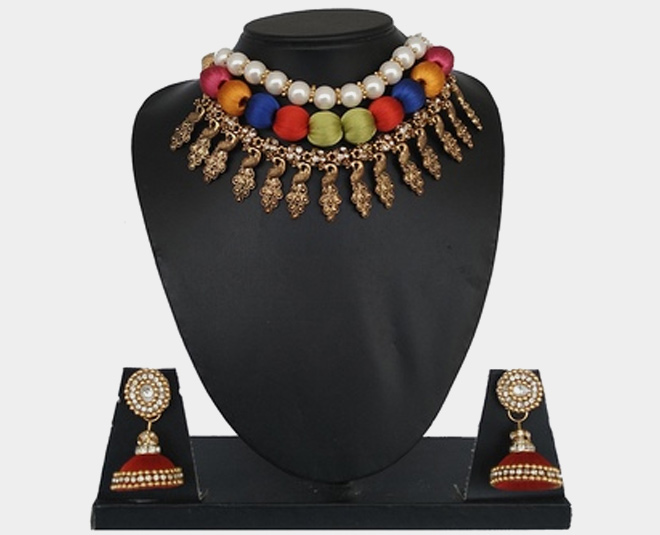 multicolor light weight jewellery