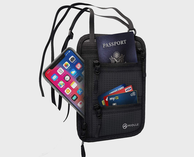 नेक वॉलेट- neck wallet for hiking