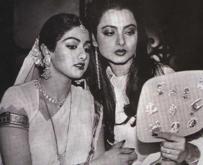 श्रीदेवी की रेखा के साथ थी अच्छी बॉन्डिंग rekha and sridevi