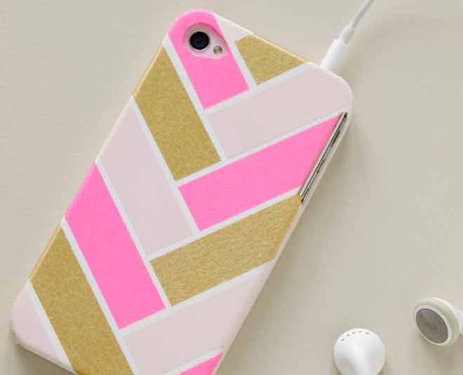 washi tape phone cover