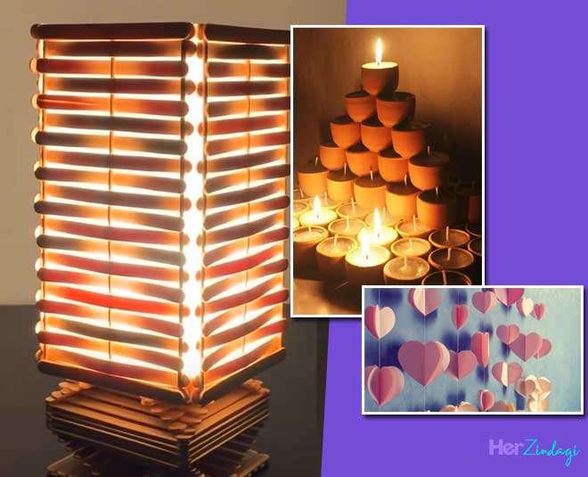 waste things home decoration ideas  for valentines day in hindi