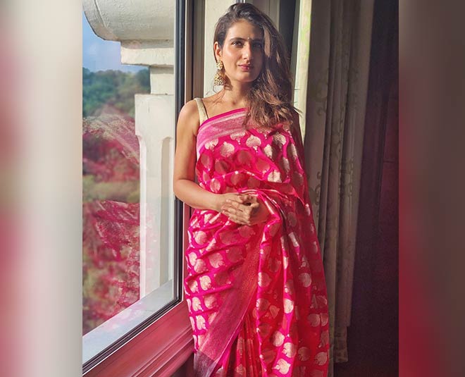 banarasi fatima saree looks