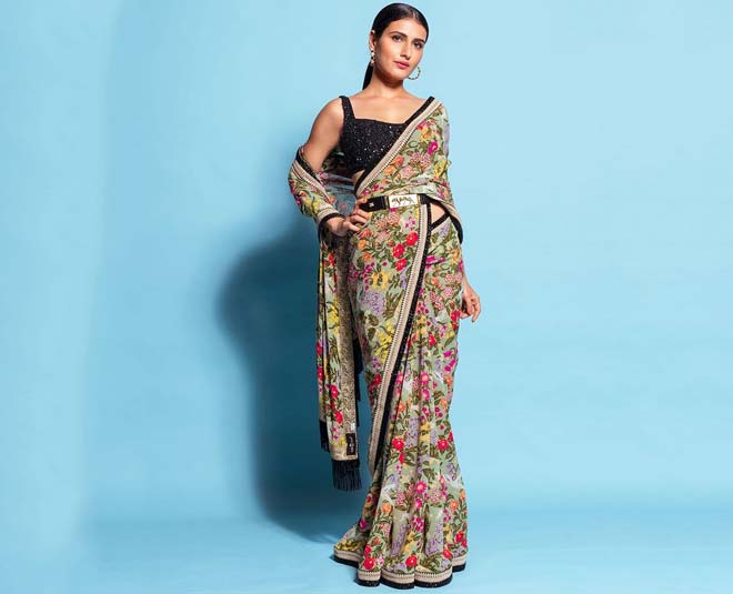 belt fatima saree looks