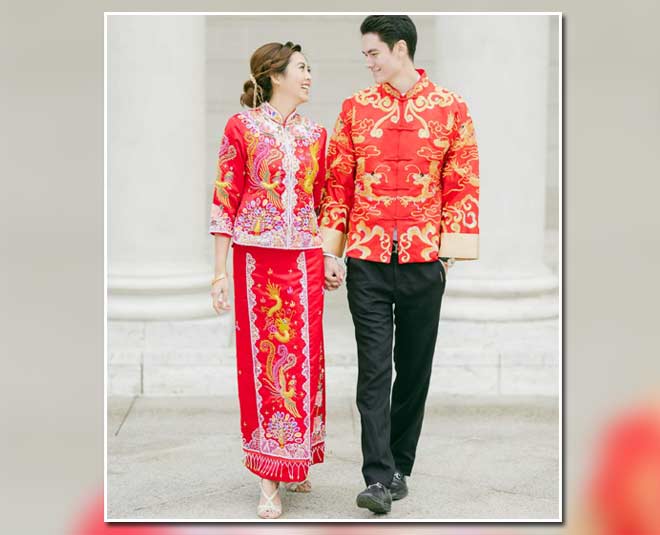 चीनी ट्रेडिशनल ड्रेस- chinese wedding day dress