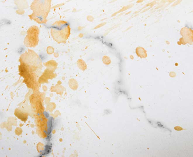 coffee stain on tile