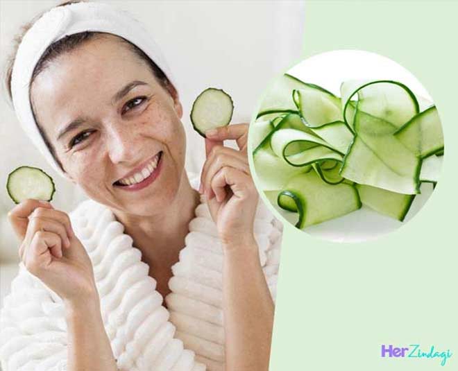 cucumber peel for skin
