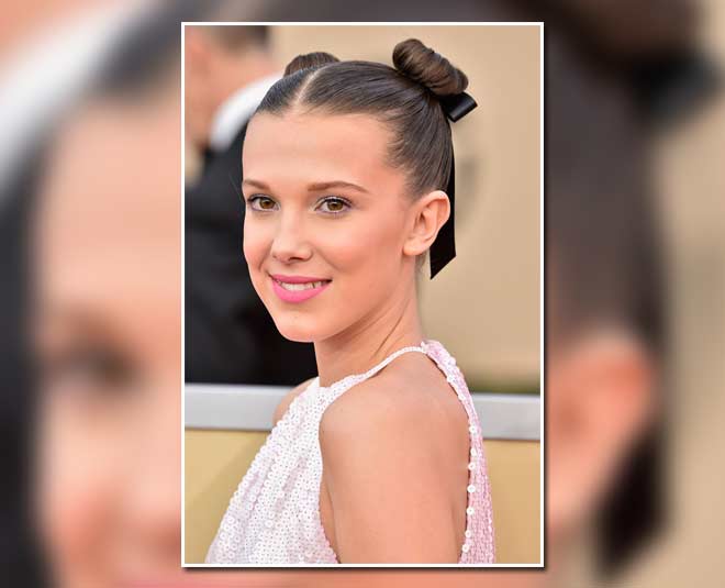 double bun hairstyle