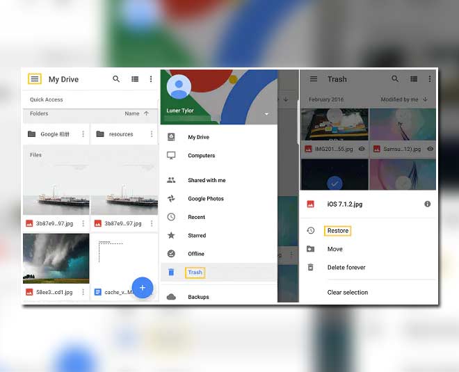how to recover deleted photos videos from google photos inside 