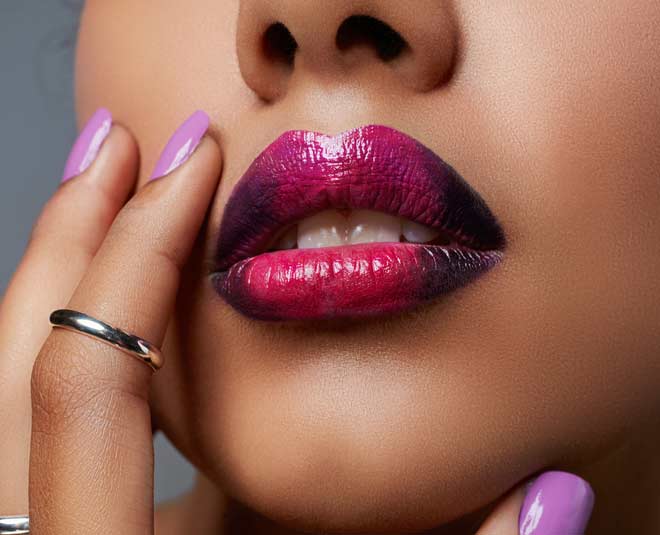 ओम्ब्रे लिप्स शेड ombre lips colour shade