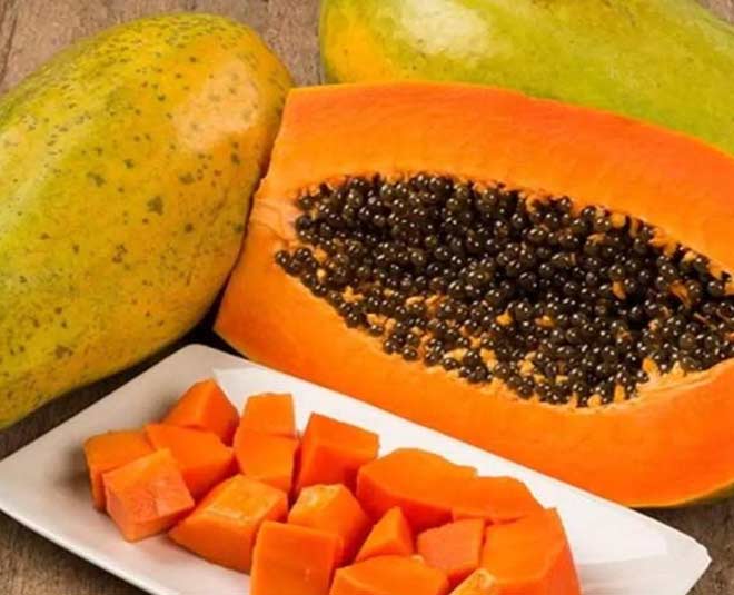 papaya for gold bleach