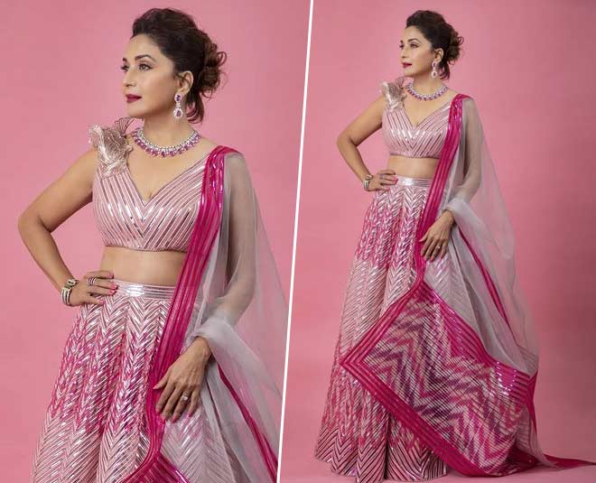 pink lehenga