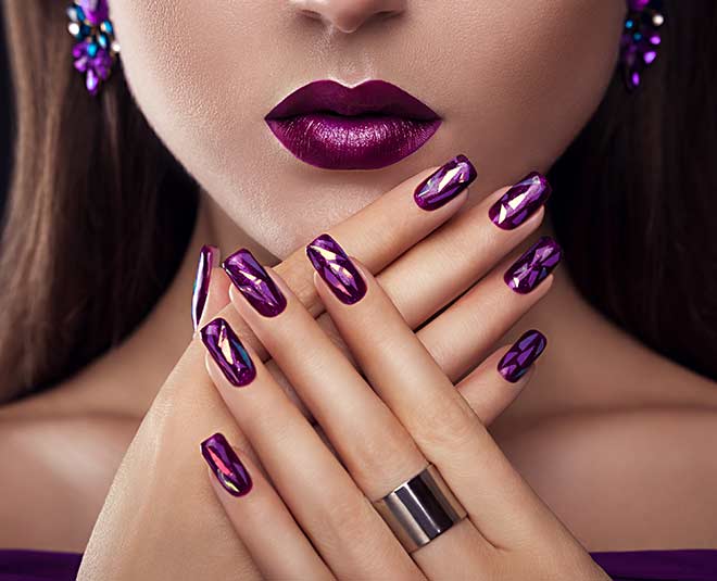 पर्पल कलर purple colour lipstick