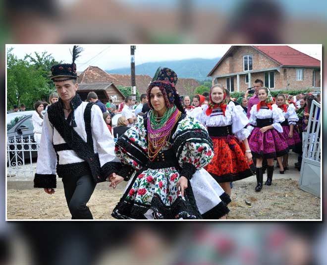 रोमानियन ट्रेडिशनल आउटफिट- romanian wedding