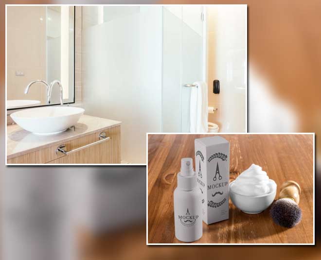 shaving cream cleaning hack