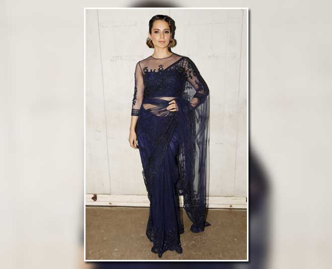 sheer yolk net blouse design