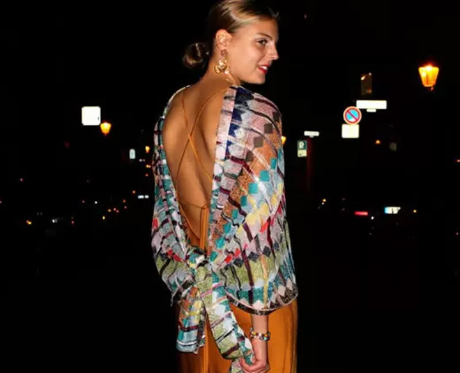 wearing shawl as top