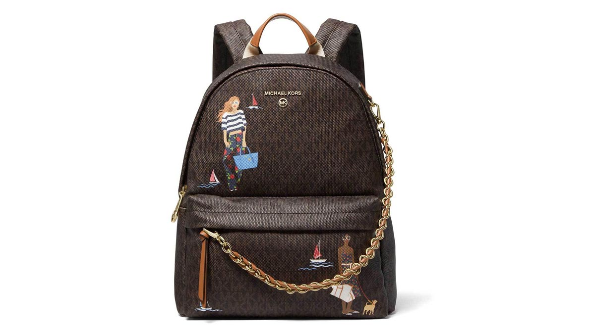 Chain Accent Backpack