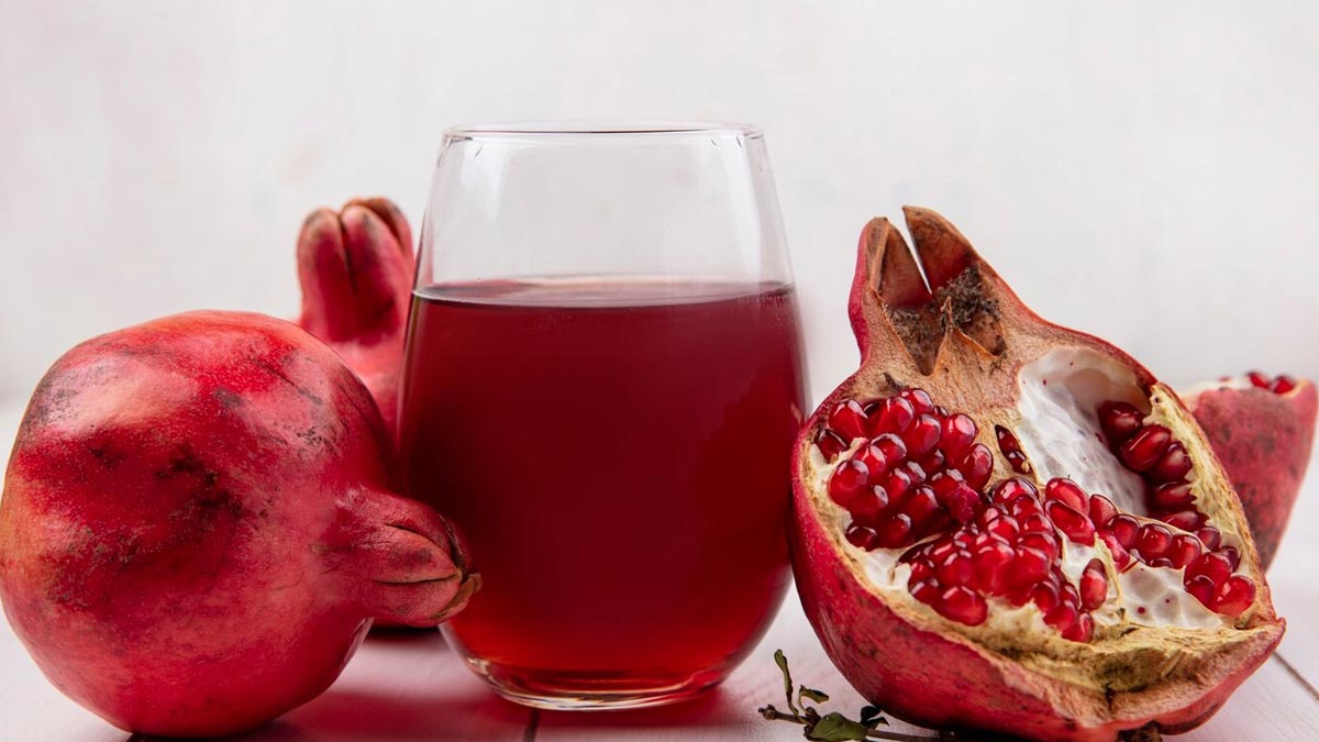 Pomegranate juice lip tint