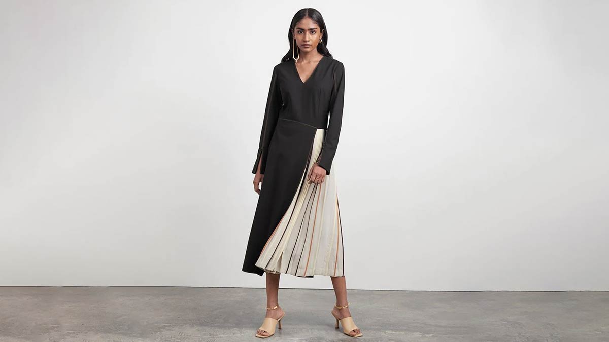 Statement Pleated Skirt