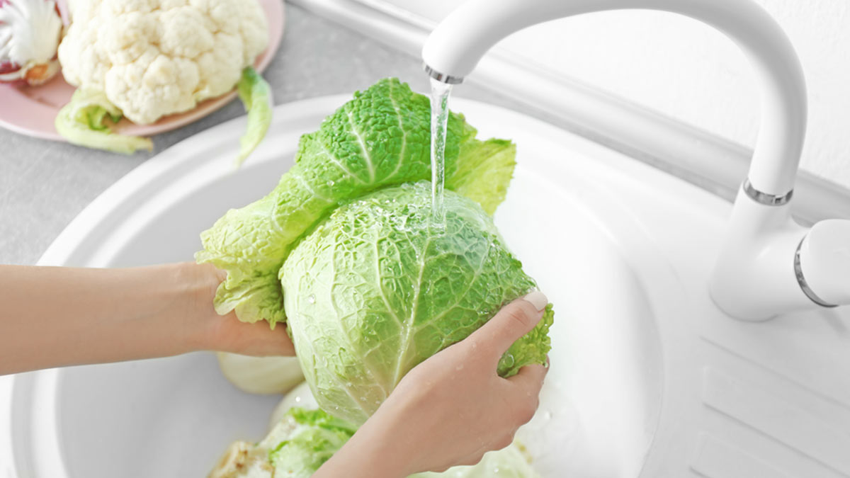 Step by step cabbage washing tips
