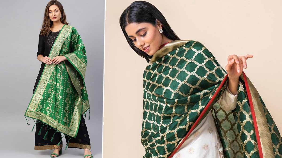 banarasi dupatta style tips for ladies