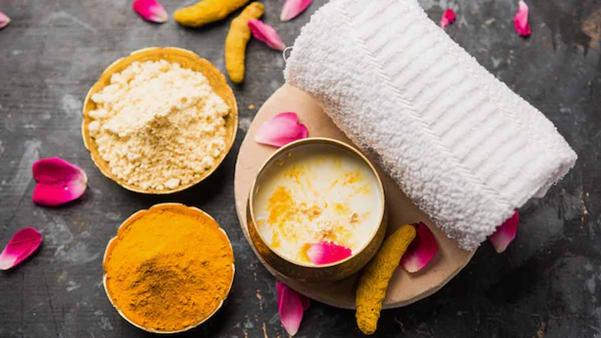 besan turmeric face pack