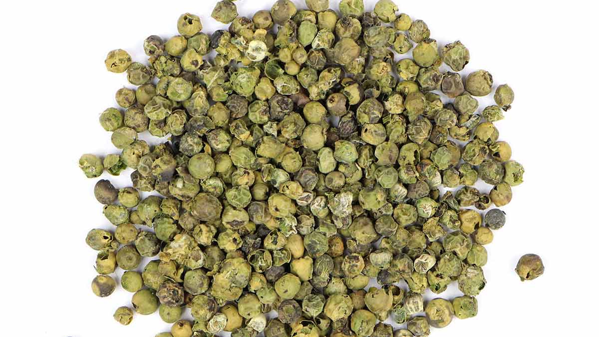 green peppercorns
