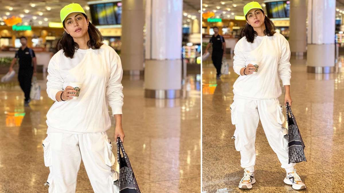 hina khan cargo pant