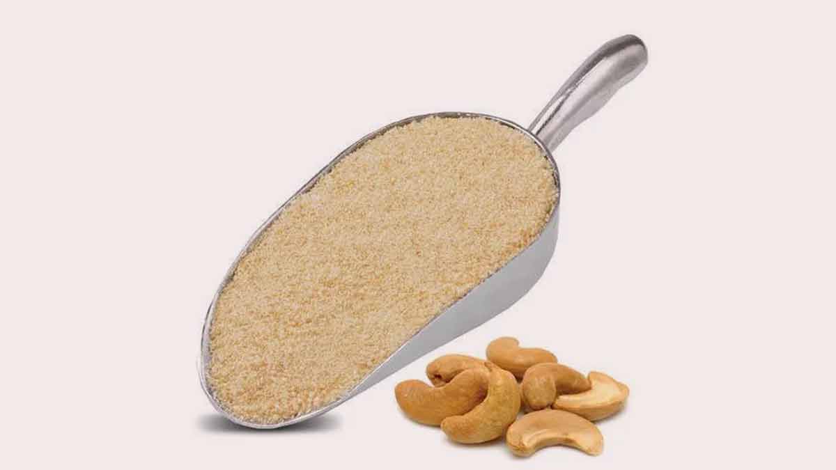 how to make kaju powder in hindi