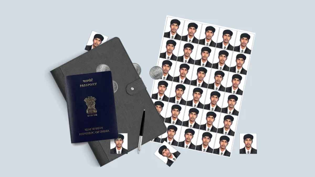 how to make passport size photo at home ()