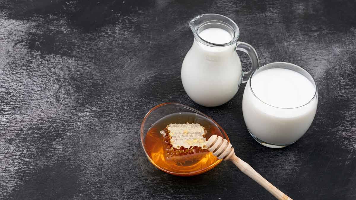how to use milk and honey for hair straighting
