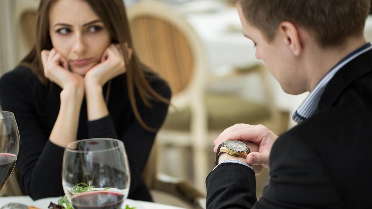 ill treating waiters on date