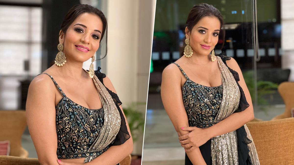 indo western saree look