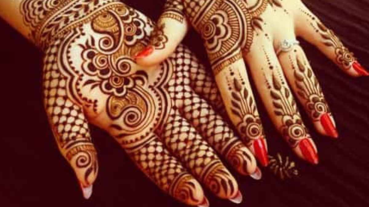 jaal wali mehndi for rakshabandhan 